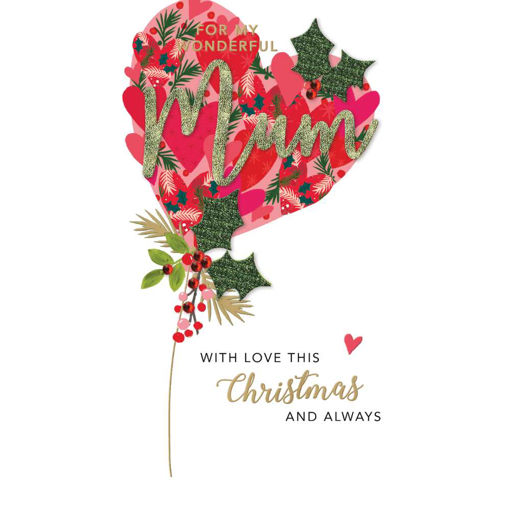 Picture of WONDERFUL MUM WITH LOVE THIS CHRISTMAS AND ALWAYS
